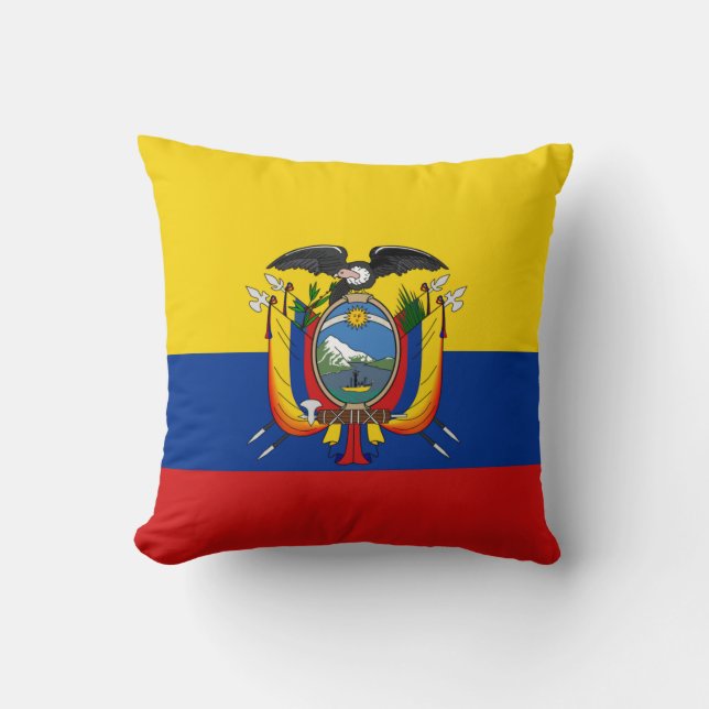 Ecuador Flagga x Flagga Pillow Kudde (Framsida)