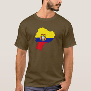 Ecuador flaggakarta tröja