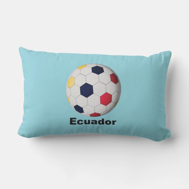 Ecuador Fotboll Lumbarkudde (Baksida)