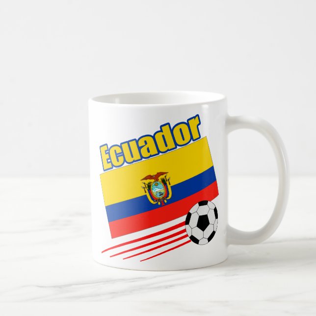 Ecuador fotbolllag kaffemugg (Höger)