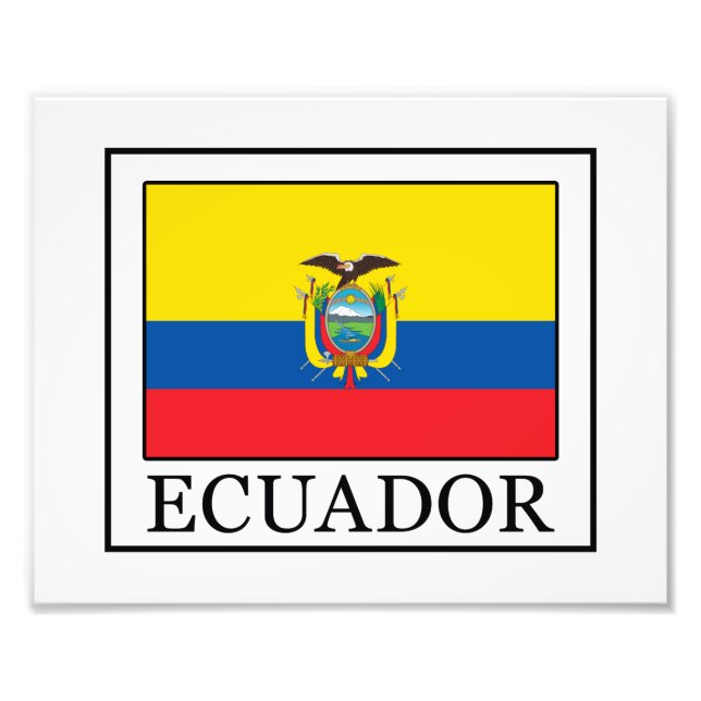 Ecuador Fototryck (Framsidan)