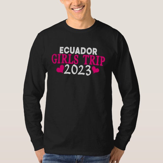 Ecuador Girls Trip  2023 Women's Bachelorette Part T Shirt (Framsida)