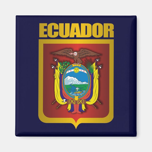 ’Ecuador Guld’ Magnet (Framsidan)
