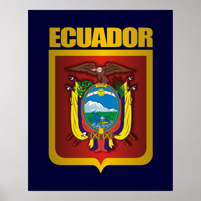 ’Ecuador Guld’ Poster (Framsidan)