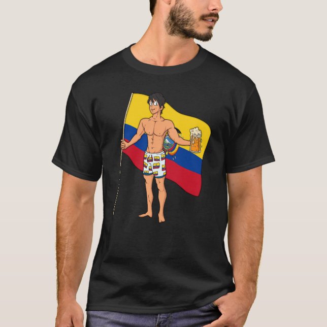 Ecuador Hot Boy T Shirt (Framsida)