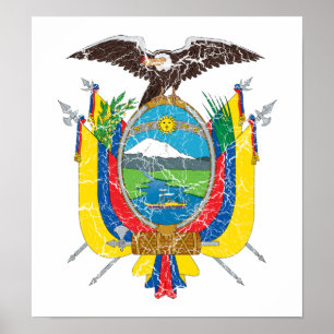 Ecuador Jackar av Arm Poster