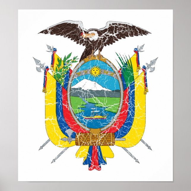 Ecuador Jackar av Arm Poster (Framsidan)