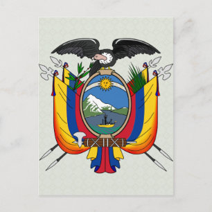 Ecuador Jackar detaljuppgifter om Armen Vykort