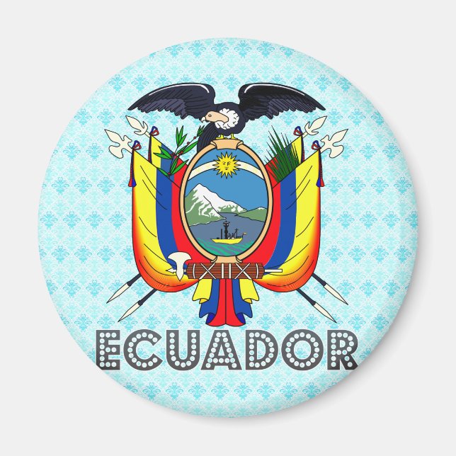 Ecuador Jackar om Arm Magnet (Framsidan)