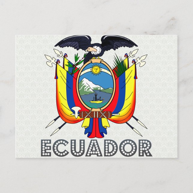 Ecuador Jackar om Arm Vykort (Framsida)