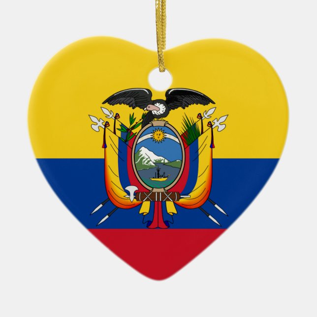 Ecuador Julgransprydnad Keramik (Framsidan)