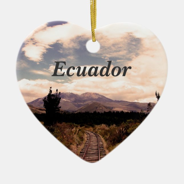 Ecuador Julgransprydnad Keramik (Framsidan)