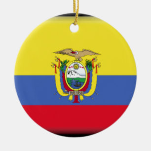 Ecuador Julgransprydnad Keramik