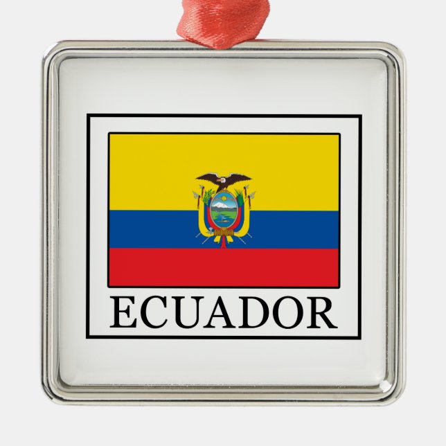 Ecuador Julgransprydnad Metall (Framsidan)