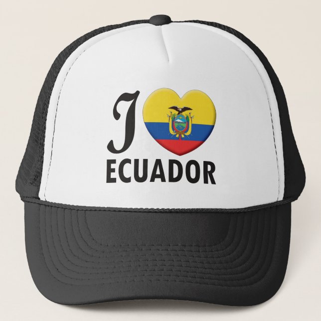 Ecuador kärlek truckerkeps (Framsida)