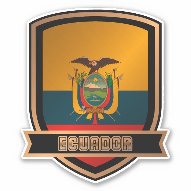 Ecuador Klistermärken (Framsida)