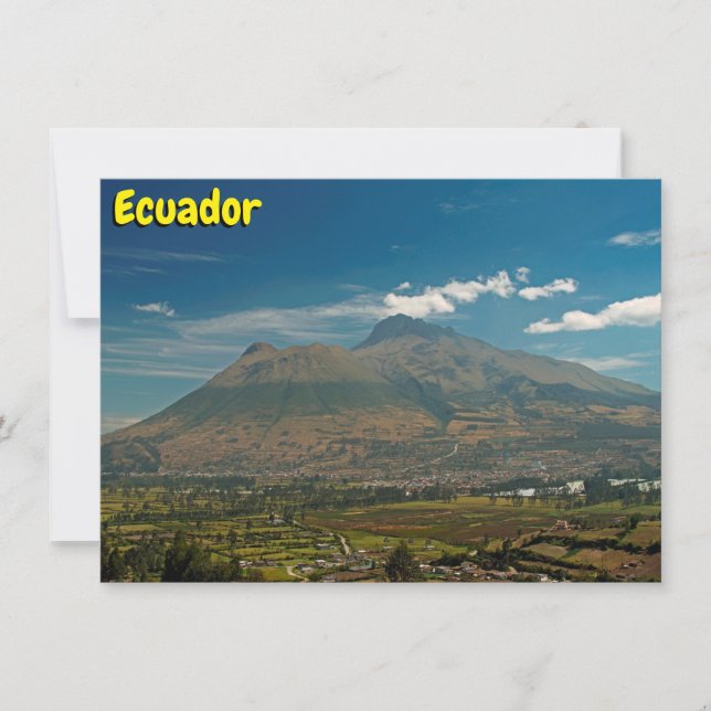 Ecuador-kort (Framsida)