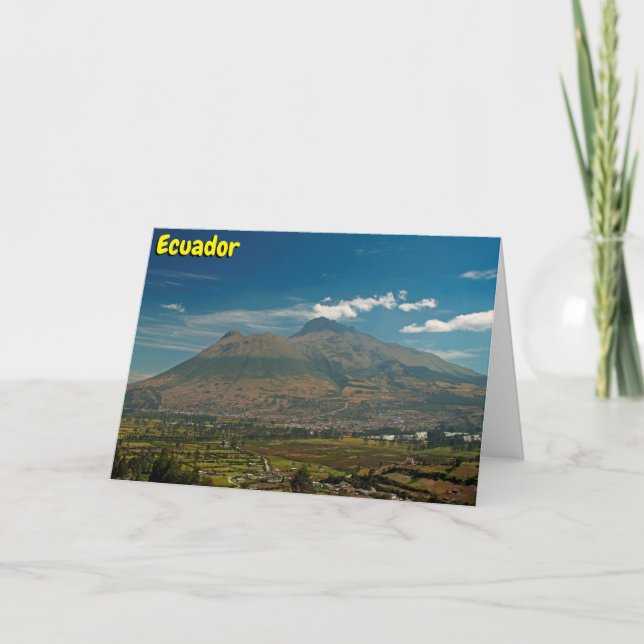 Ecuador Kort (Framsida)