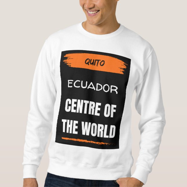 Ecuador Lång Ärmad Tröja (Framsida)