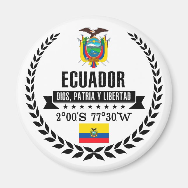 Ecuador Magnet (Framsidan)