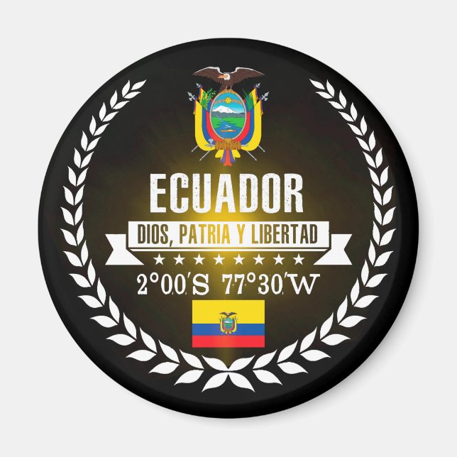 Ecuador Magnet (Framsidan)
