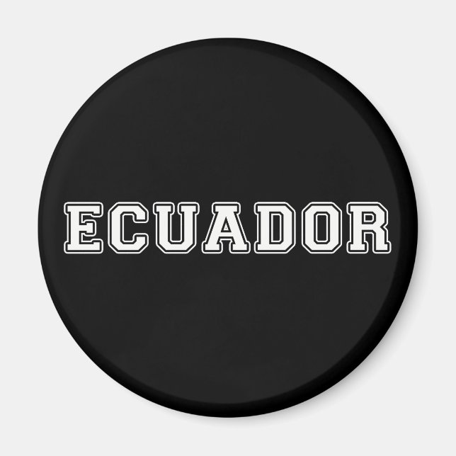 Ecuador Magnet (Framsidan)