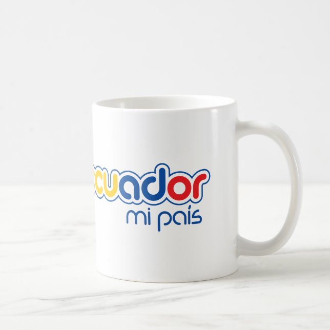 Ecuador mi pais kaffemugg (Höger)