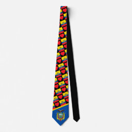 Ecuador National Flagga Heart EC Mönster Ecuador Slips