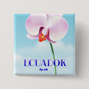 Ecuador orkidé reseposter knapp