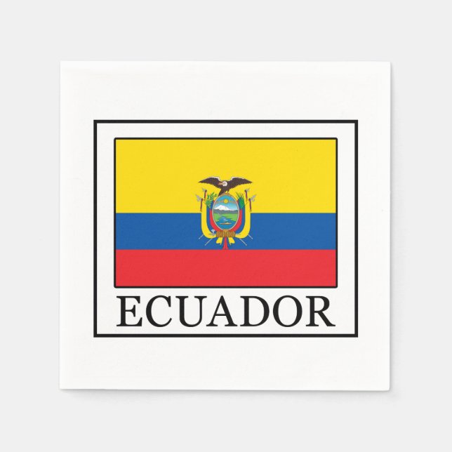 Ecuador Pappersservett (Framsidan)