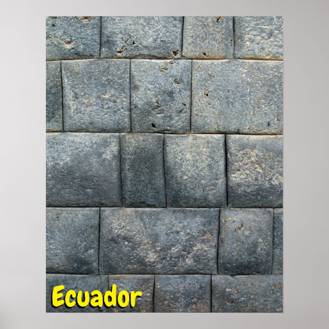 Ecuador Poster (Framsidan)