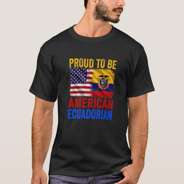 Ecuador Pride Ecuadorian Adults Women Men Kids  1 T Shirt (Framsida)