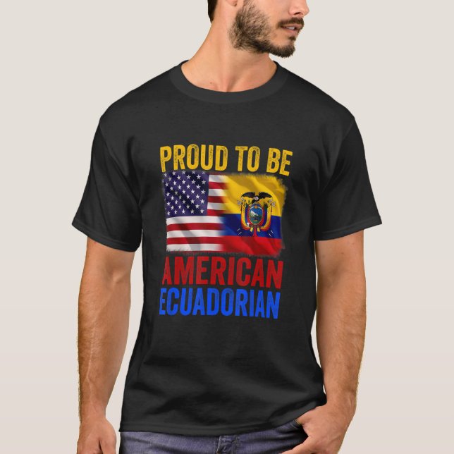 Ecuador Pride Ecuadorian Adults Women Men Kids 3 T Shirt (Framsida)
