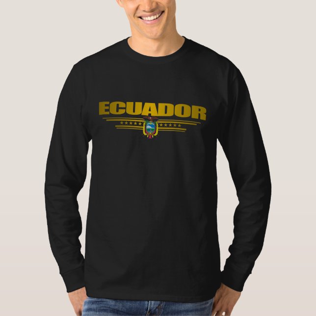"Ecuador Pride" Shirts Tee Shirt (Framsida)