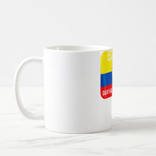 Ecuador Quayaquil Väster LDS Mormon Uppdrag Kaffemugg (Vänster)