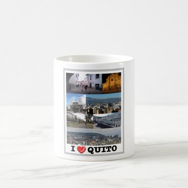 Ecuador - Quito - I Kärlek - Kaffemugg (Center)