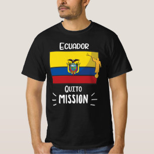 Ecuador Quito Mormon LDS Uppdrag T Shirt
