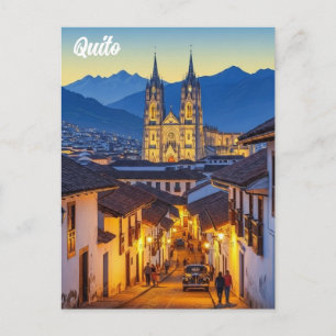 Ecuador Quito resa Vykort
