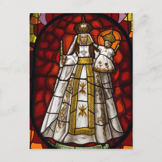 Ecuador, Quito. Status för det vingade Junggin 2 Vykort (Framsida)