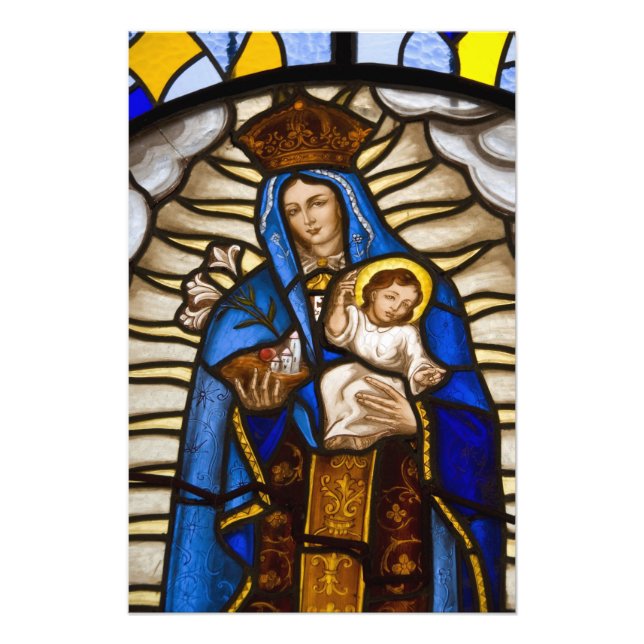 Ecuador, Quito. Status för det vingade Junggin Fototryck (Framsidan)