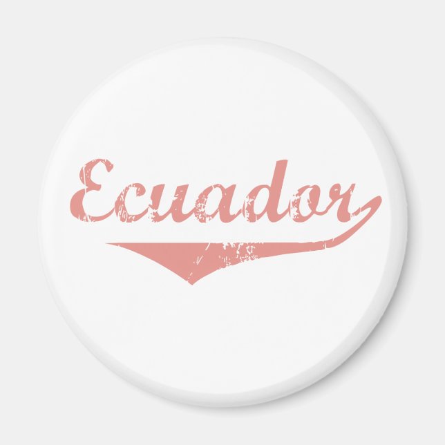 Ecuador Revolution Stil Magnet (Framsidan)