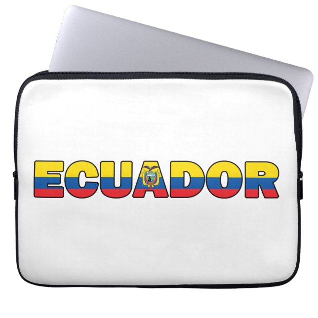 Ecuador-sleeven Laptop Sleeve (Framsidan)