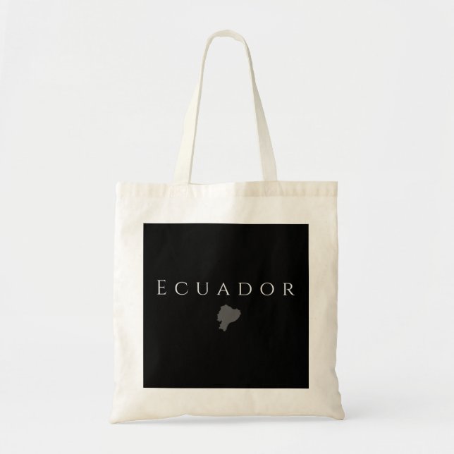 Ecuador Souvenir Graphic Tygkasse (Framsidan)
