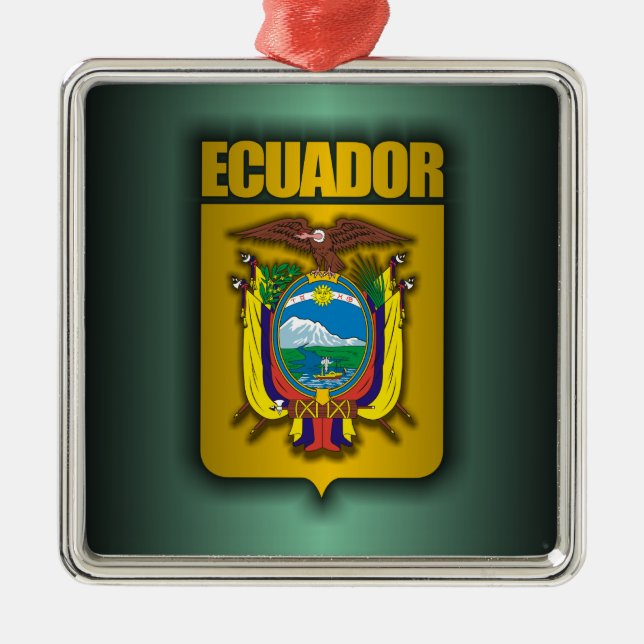 ’Ecuador Steel’ Julgransprydnad Metall (Framsidan)