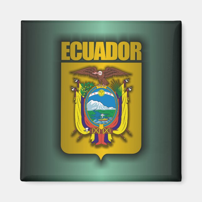 ’Ecuador Steel’ Magnet (Framsidan)