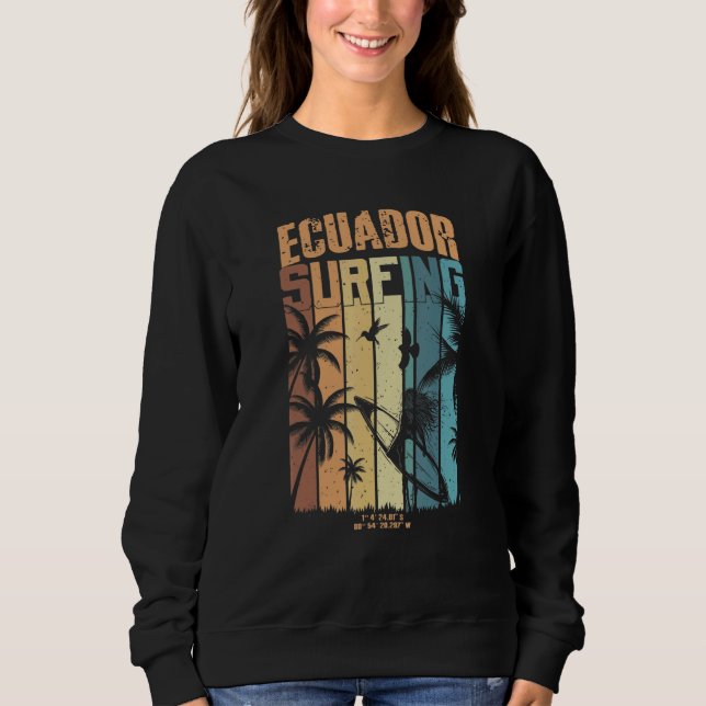 Ecuador Surfing 1 T Shirt (Framsida)