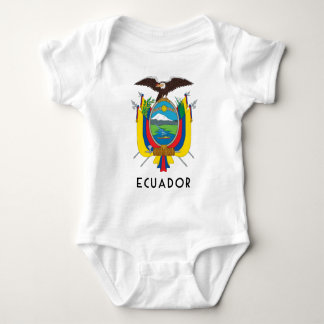 Ecuador - symbol/jacka av arm/flagga/färg/emblem tröja