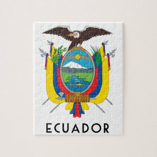 Ecuador - symbol/vapensköld/flagga/färger/emblem pussel