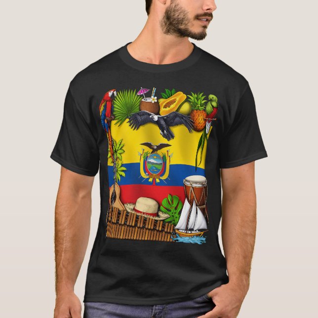 Ecuador T Shirt (Framsida)