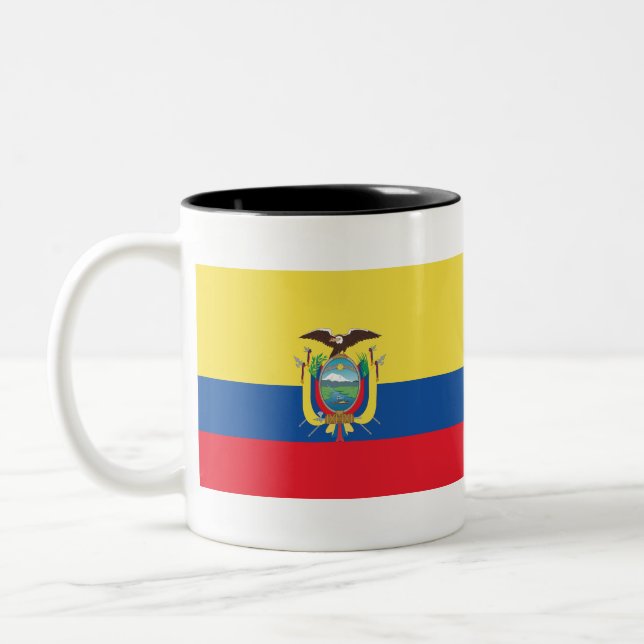 Ecuador Två-Tonad Mugg (Vänster)